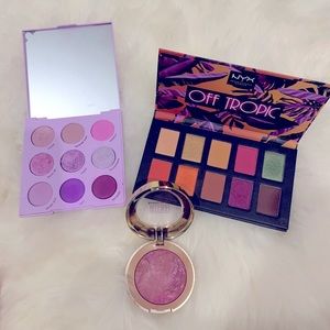 2 palettes and a mineralized blush